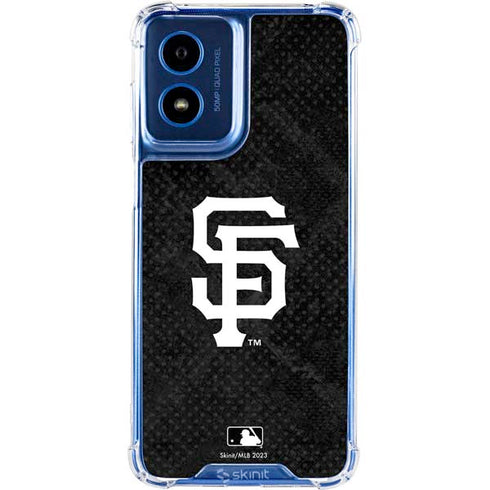 MLB San Francisco Giants Dark Wash Moto G 5G (2024) Clear Case